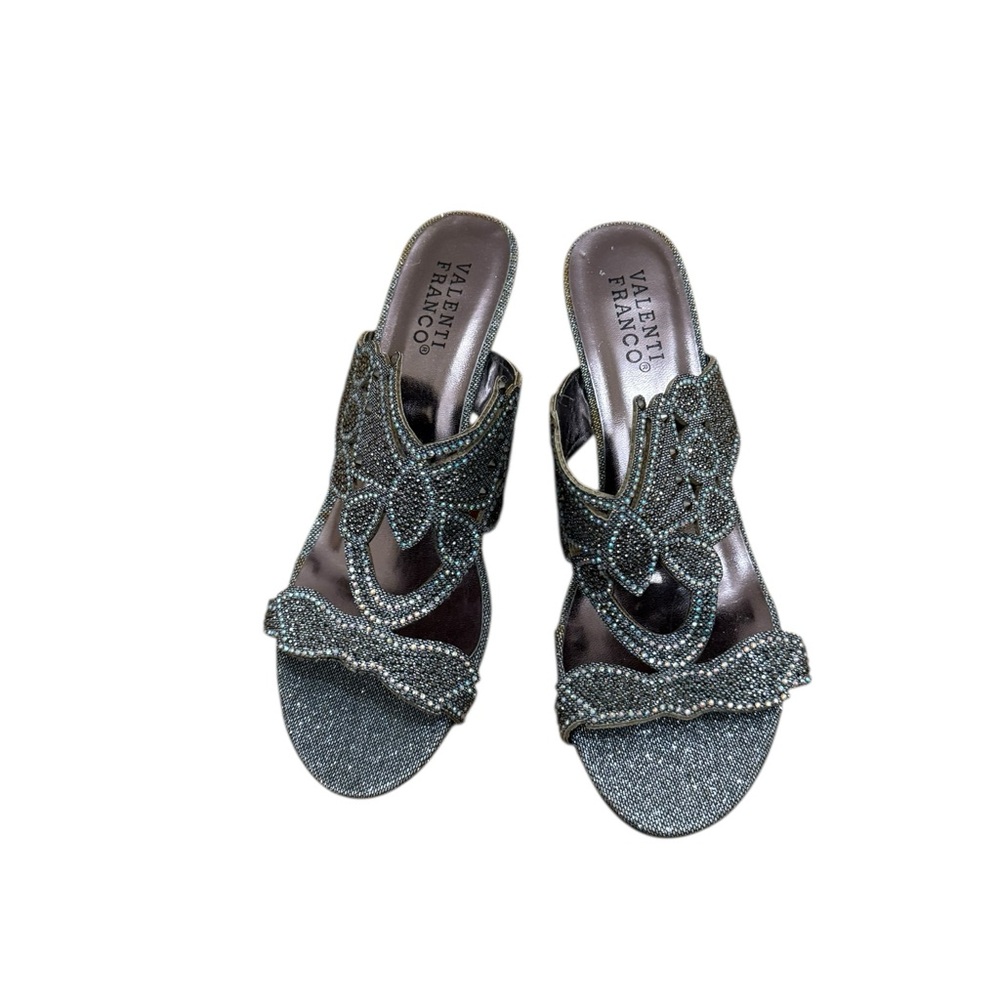 Valenti Franco Glittering Silver Heels